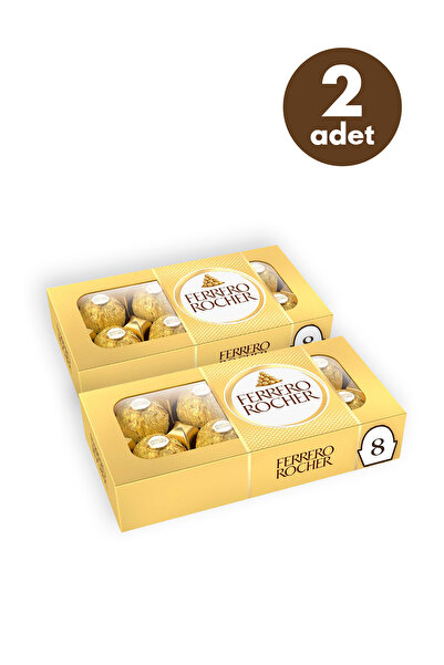 Ferrero Rocher Çikolata 8'li Hediyelik Çikolata - 2 Adet