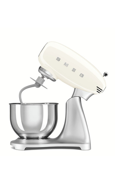 SMEG 50'ler Tarzı Sabit Karıştırıcı 4,8 L Krem SMF04 Stand Mikser Mutfak Şefi