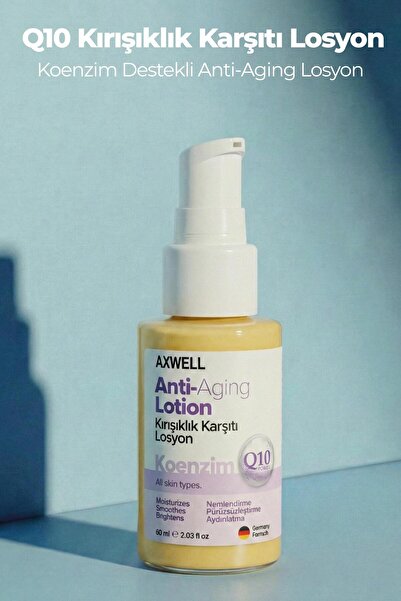 AXWELL Q10 Koenzim Destekli Anti-aging Lotion Kırışıklık Karşıtı Losyon 60 ml