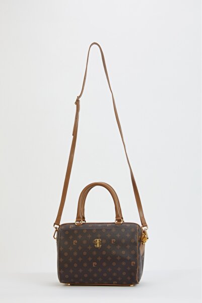 Pierre Cardin حقيبة كتف نسائية بنية اللون 05PO22K1701