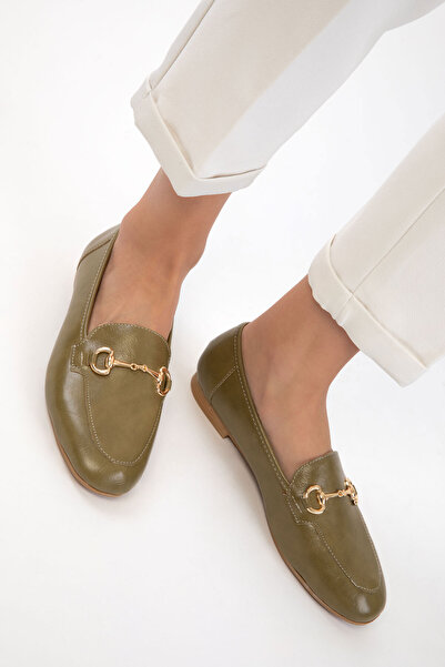 SOHO Green Women's Ballerina Flats 21240