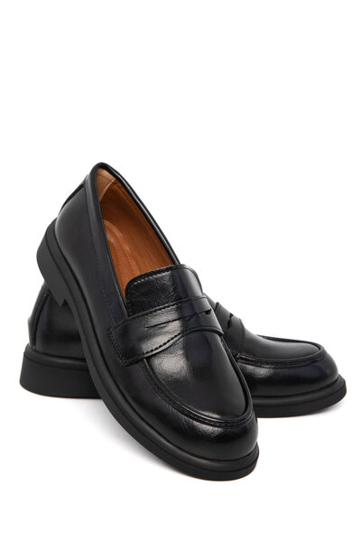 SOHO Black Women's Loafer Shoes 21241