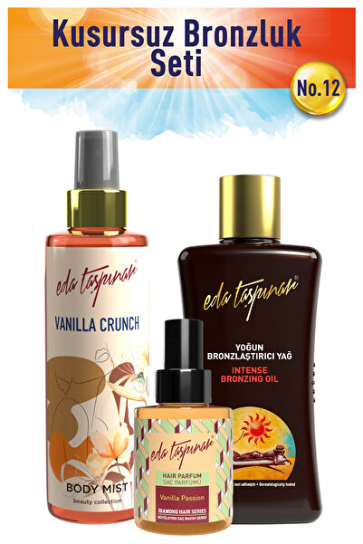 Eda Taşpınar Kusursuz Bronzluk Seti no.12 Spf0+VanilyaMist+VanilyaSaç (EGX03-...
