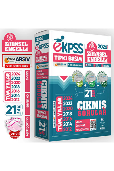 İnformal Yayınları 2026 EKPSS Lisans-Önlisans-Ortaöğretim Zihinsel Engelli ÖS...