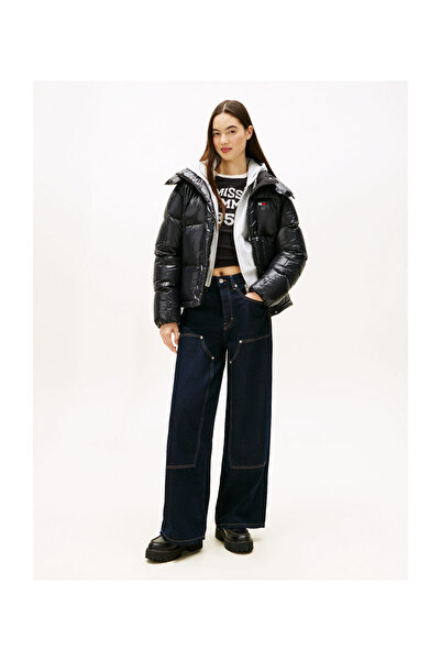 Tommy Jeans Tjw Alaska Grid down Jacket Shiny