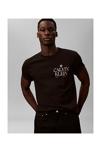 Calvin Klein SS 20S CALVIN ROSES ΓΡΑΦΙΚΟ ΕΜΠΡΟΣ