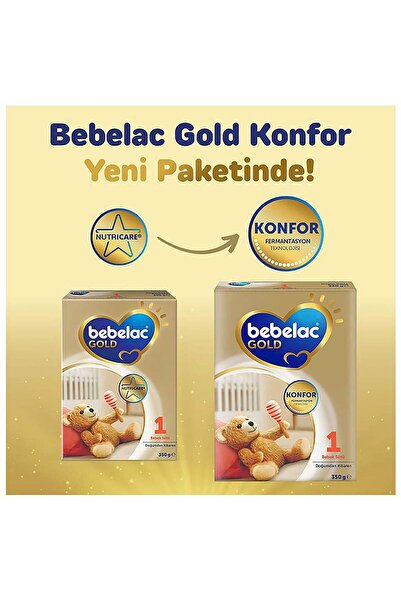 Bebelac Gold Konfor 1 Bebek Sütü 0-6 Ay 800 Gr