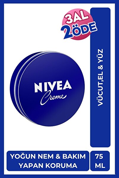NIVEA Creme Krem Teneke 75 ml
