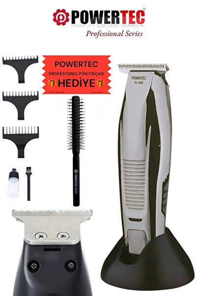 POWERTEC TR-1058 Saç Sakal Ense Vücut Tıraş Makinesi