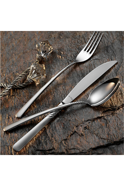 Aryıldız Ala Prestige 89 Parça 12 Kişilik Mat Çatal Kaşık Bıçak Sandıklı