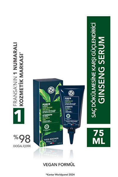 Yves Rocher Güçlendirici Ginseng Serum - Saç Dökülmesine Karşı / Anti-Chute -Vegan -75ml