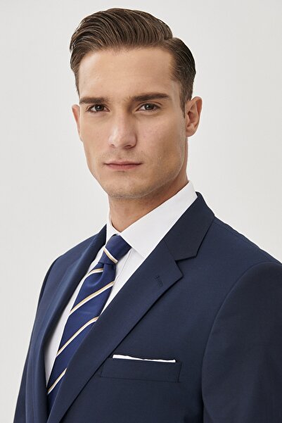 ALTINYILDIZ CLASSICS Costum pentru bărbați, albastru marin, cu croiala normal...