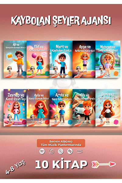 UMY Yayınları Kaybolan Şeyler Ajansı Serisi - 10 Kitap