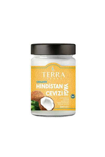 Organik Hindistan Cevizi Yağı 300 ML (Glutensiz/Soğuk Sıkım)