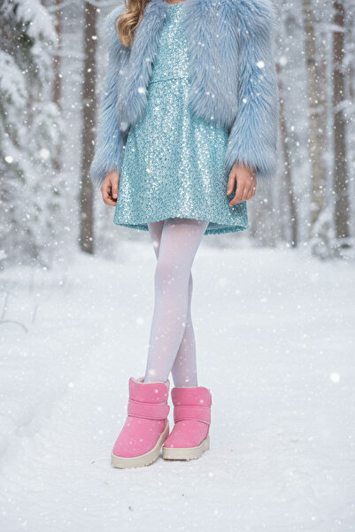 SOHO Rosa Wildleder-Kinderstiefel und -Stiefeletten 21155