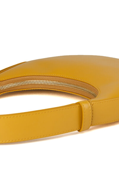 FURLA DELIZIA MINI TAŠKA NA RAMENO - VITELLO ROMA-SENAPE