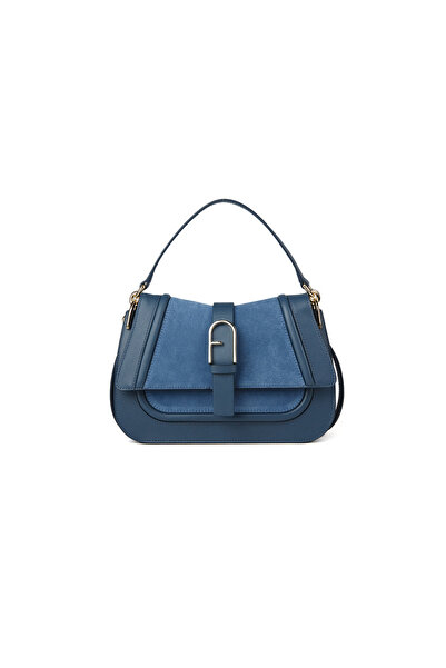 FURLA FLOW M TOP HANDLE - VITELLO CLARIS LUX+SUEDE-TONI