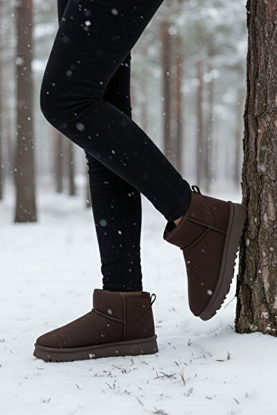 SOHO Kahve Süet Kadın Bot & Bootie 21067