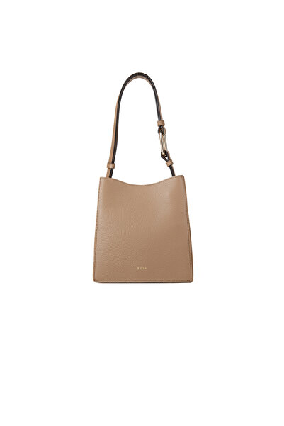 FURLA NUVOLA MINI KABELKA BUCKET 20 - VITELLO ST.ERACLE-TOFFEE