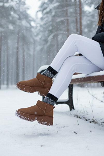 SOHO Tan Suede Women's Boots & Booties 21054