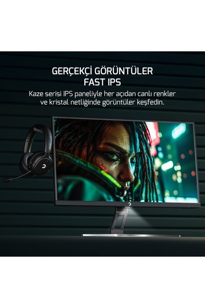 GamePower Kaze T20 27" 240Hz 0.5ms FHD Fast IPS 2x2W Speaker Gaming Monitör (Ölü Pikselde Anında Değişim)