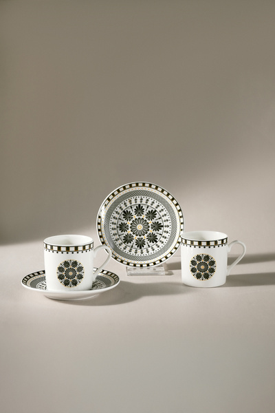 Karaca Tuna 2-Person Coffee Cup Set 90 ml