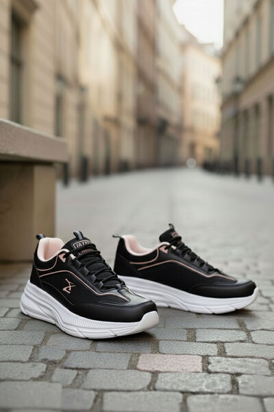 SOHO Siyah-Pudra Kadın Sneaker 20414