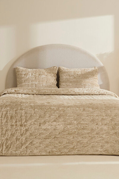 Karaca Home Clement Double Bedspread Set Beige