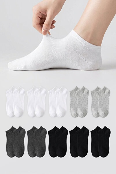 ترينديول كوليكشن مجموعة متعددة الألوان مكونة من 10 جوارب محبوكة بطول المقبس T...