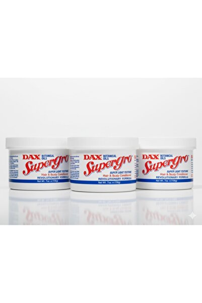 Dax Supergro Yavaş Uzayan Saçlara Özel Saç Bakım Yağı 198 G x 3 ADET
