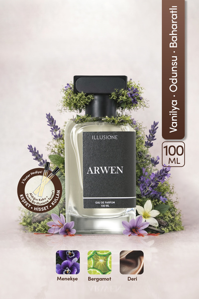 ILLUSIONE FRAGRANCE Arwen Edp Erkek Parfüm 100ml | Vanilya-odunsu-baharatlı |...