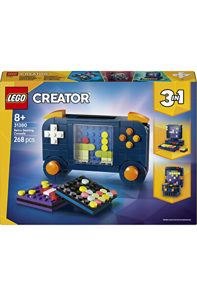 LEGO ®   Creator 3-in-1 Retro Game Console 31380 – 8+ Creative Toy Building S...