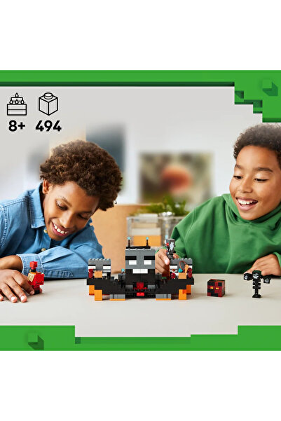 LEGO ® Minecraft® Wither Savaşı 21590 - 8+ Yaratıcı Oyuncak Yapım Seti (494 P...