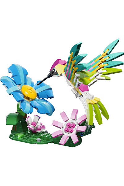 LEGO ® Creator 3’ü 1 Arada Vahşi Hayvanlar: Sinek Kuşu 31384 – 8+ için Oyuncak Yapım Seti (312P)
