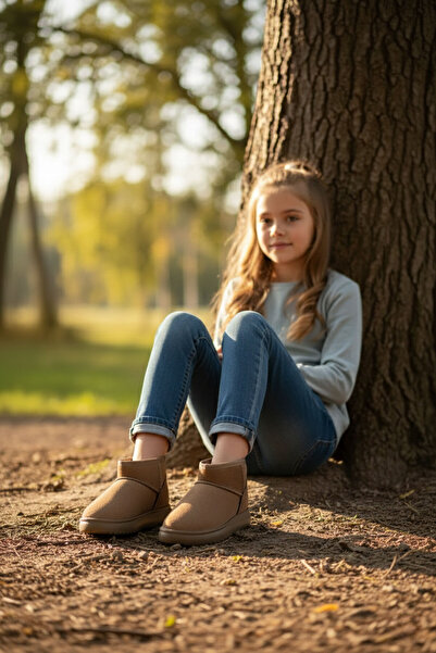 SOHO Nerz Wildleder Kinderstiefel & Stiefeletten 21114