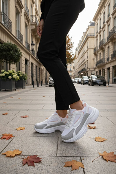 SOHO Weiß-Eis-Pulver-Y Damen Sneaker 18802