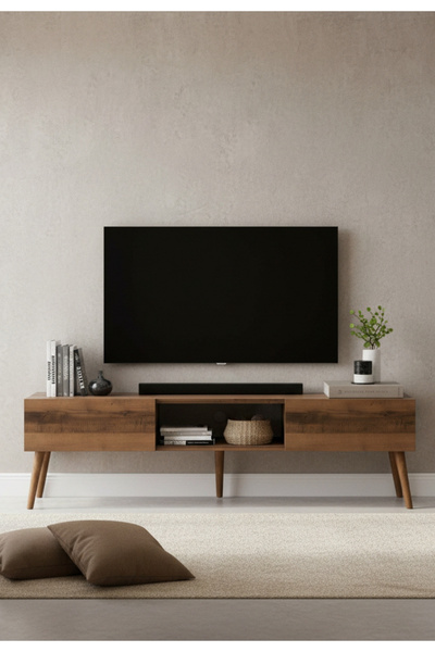 Monte Sehpa Atlantis Tv Ünitesi 150 cm Ceviz