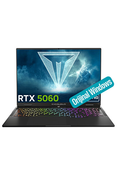 CASPER Excalibur G915 Core i7-13620H 24GB 1TB RTX5060 16" W11 Home Gaming Lap...
