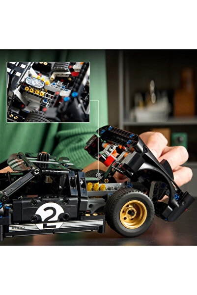 LEGO ® Technic™ 1966 Ford GT40 MKII Yarış Arabası 42223 – Yetişkinler için Model Yapım Seti (793 Parça)