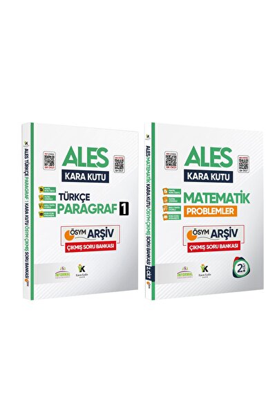 Karakutu Yayınları ALES Paragraf ve Problemler Kara Kutu Konu Özetli D. Çözüm...