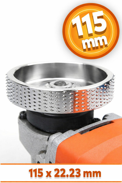 Badem10 Ahşap Taşlama Törpüleme Diski (AVUÇ TAŞLAMA UYUMLU) Oyma Eğe Diski Ah...