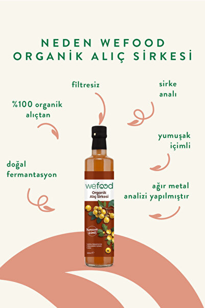 Wefood Organik Alıç Sirkesi 500 ml
