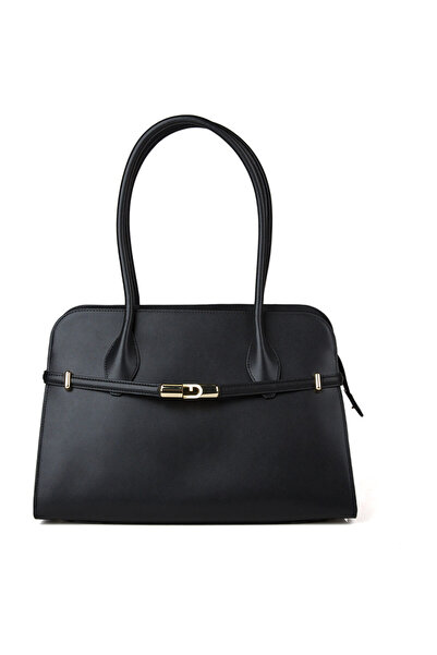 FURLA DUETTO L TOTE - ВИТЕЛО ST.ERACLE-ЧЕРНО