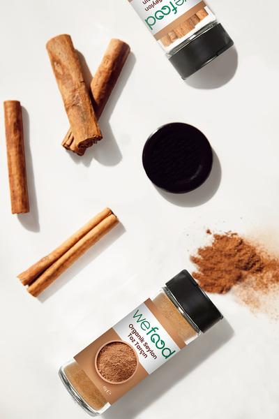 Wefood Organik Glütensiz Vegan Katkısız Seylon Tarçın Tozu 45 Gr.
