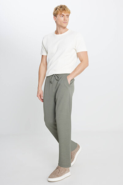 AC&Co / Altınyıldız Classics Men's Khaki Cotton Standard Fit Regular Cut Elas...