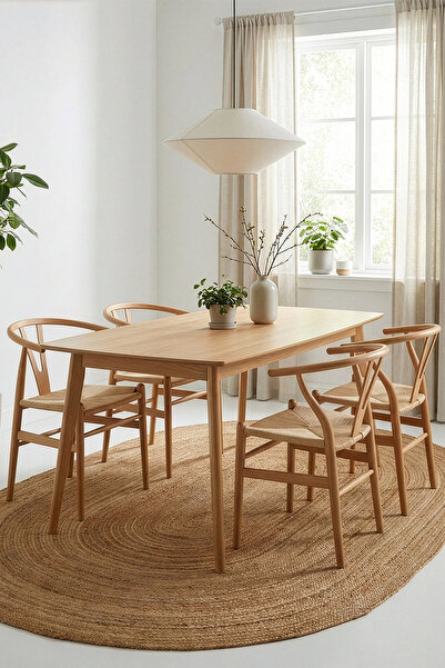 Koza Halı Natura El Dokuma Jüt Bohem Tarz Otantik Salon Oturma Odası Koridor ...