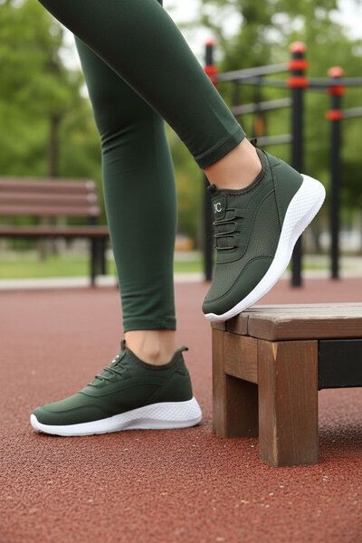 SOHO Grüne Damen Sneakers 15226