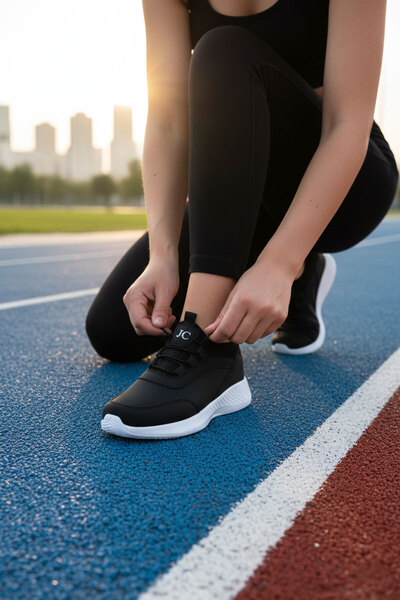 SOHO Schwarz-Y Damen-Sneaker 15226