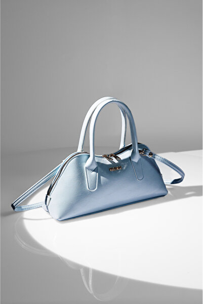 Rimense Дамска синя чанта за ръка и през рамо