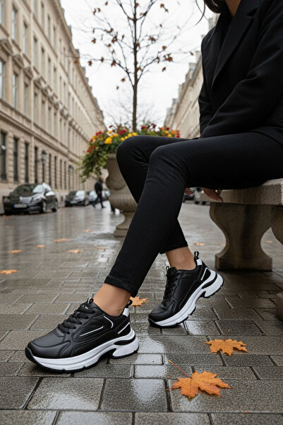 SOHO 19686 Model Black-White Women's Sneakers